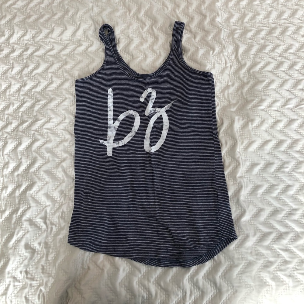Barre3 striped tank